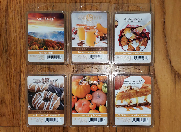 AmbiEscents Fall Wax Melt Reviews 2021
