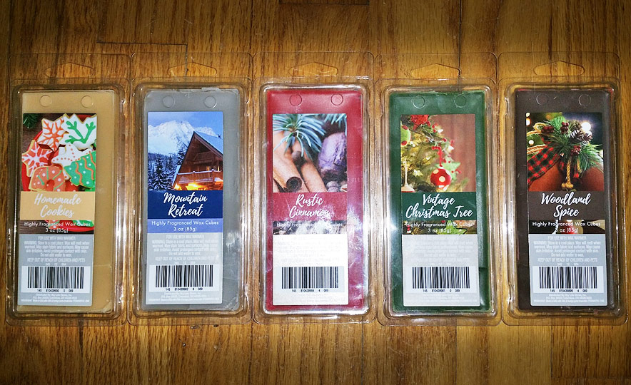 Big Lots (Living Colors) Christmas Wax Melts Reviews - 2019