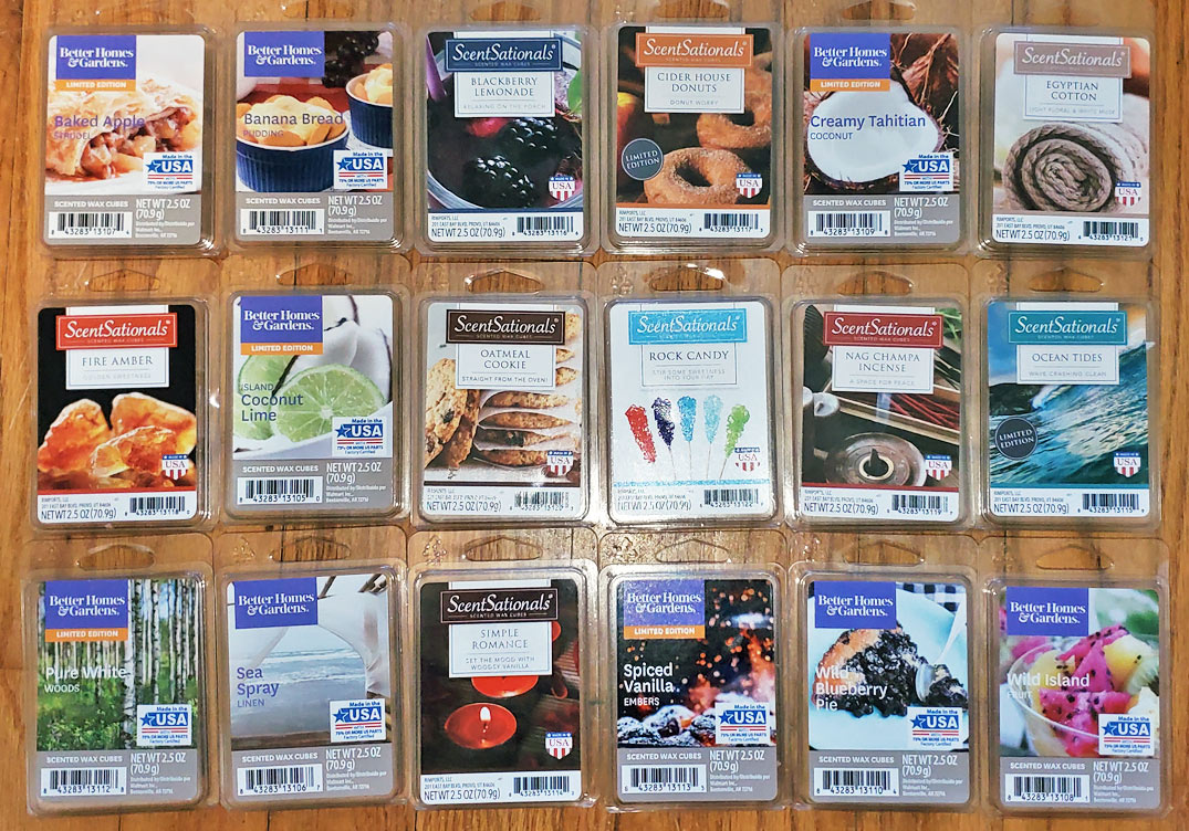 Walmart (ScentSationals & Better Homes) Blast From The Past Wax Melt Reviews